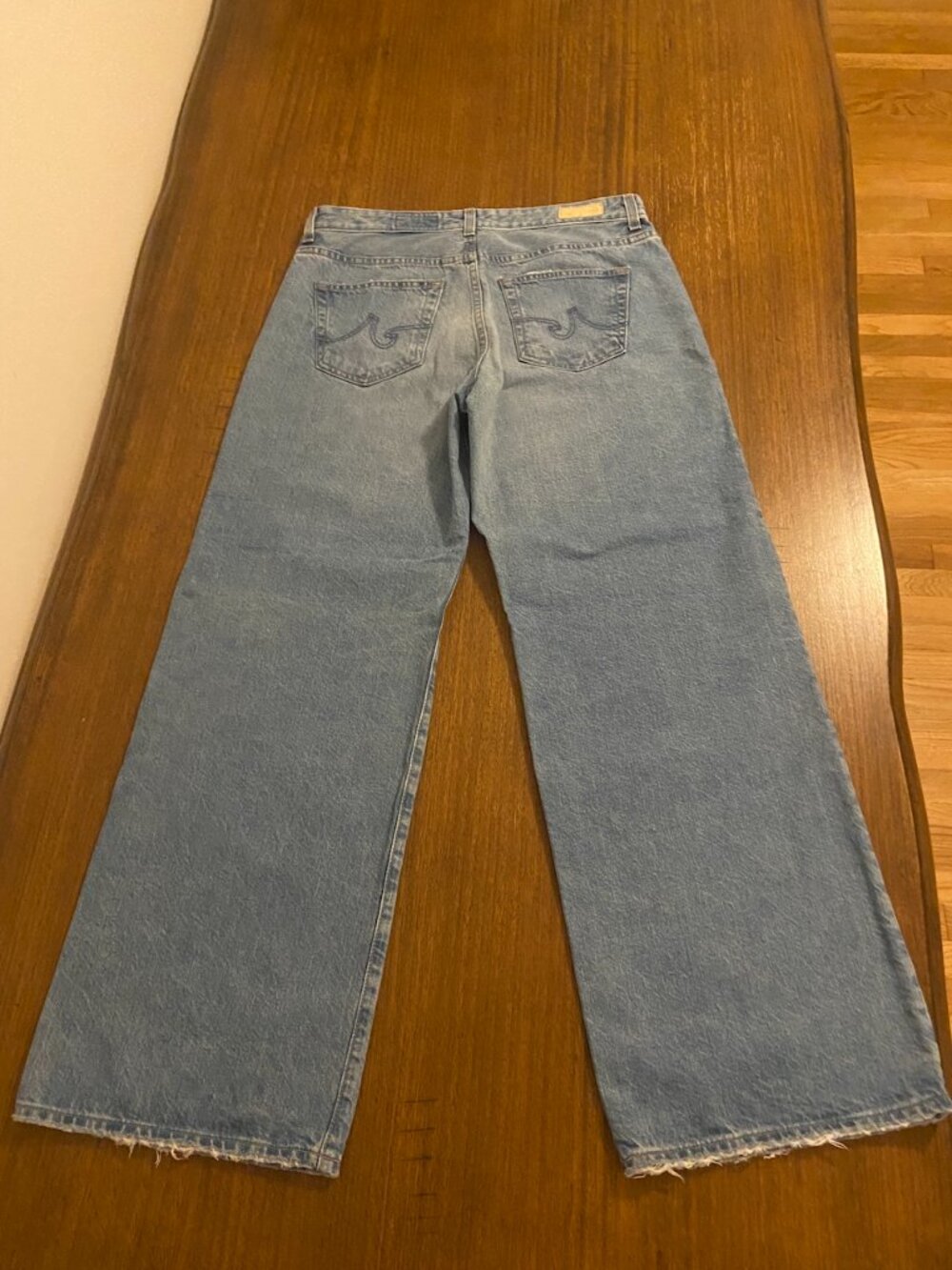 AG Adria Low Rise Wide Leg Jeans in Great Shape 30 (Size 10) - $40 - Picture 11 of 14